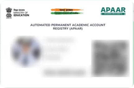 APAAR ID Card (Edu-ID) PVC Plastic Card